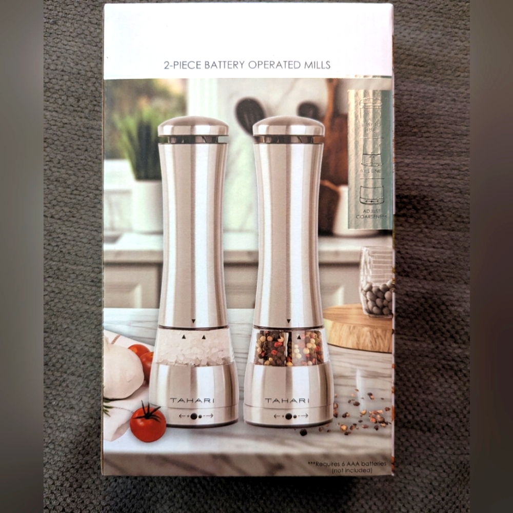 Tahari Home battery operated mills